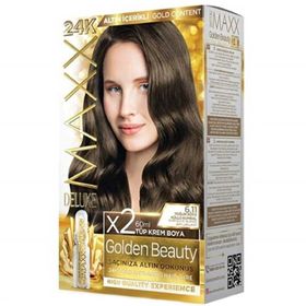 Maxx Deluxe 6.11 Yoğun Küllü Koyu Kumral Saç Boyası