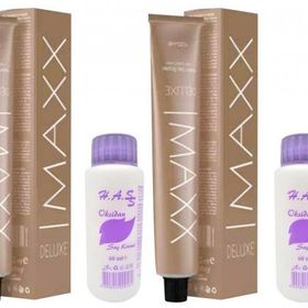 Maxx Deluxe 6/7 Çikolata Kahve 2x60 ml Saç Boyası + 2x60 ml Oksidan