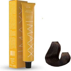 Maxx Deluxe 7.00 Yoğun Kumral 4x60 ml Tüp Saç Boyası