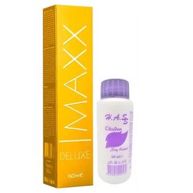 Maxx Deluxe 7.3 Fındık Kabuğu Saç Boyası + 2 Adet Oksidan
