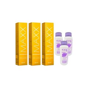 Maxx Deluxe 7/00 Yoğun Kumral 3x60 ml Saç Boyası + 3x60 ml Oksidan