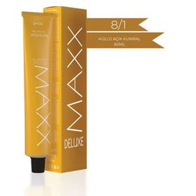 Maxx Deluxe 8.1 Küllü Açık Kumral 60 ml Tüp Krem Saç Boyası