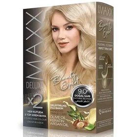 Maxx Deluxe 9.00 Yoğun Sarı 2 Adet Saç Boyası