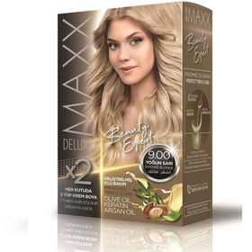 Maxx Deluxe 9.00 Yoğun Sarı Set Saç Boyası