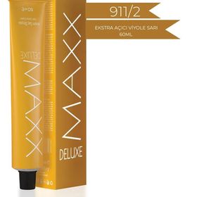 Maxx Deluxe 911.2 Extra Açıcı Viyole Sarı 60 ml Tüp Saç Boyası