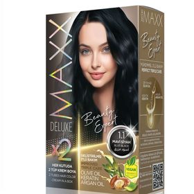Maxx Deluxe Beauty Expert 1.1 Mavi Siyah Saç Boyası