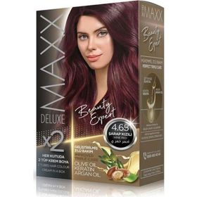 Maxx Deluxe Beauty Expert 4.65 Şarap Kızılı Set Boya