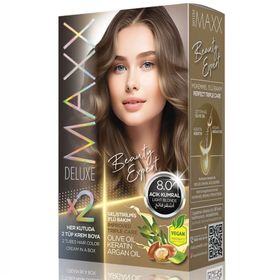 Maxx Deluxe Beauty Expert 8.0 Açık Kumral Saç Boyası