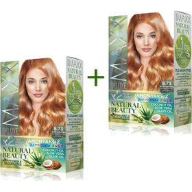 Maxx Deluxe DST/RYL-ARMAXX873-0 2 Paket Natural Beauty Amonyaksız 8.73 Altın Karamel Saç Boyası