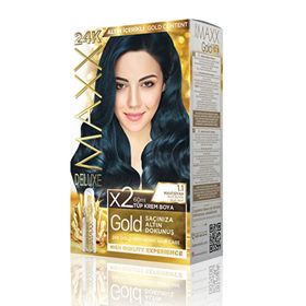 Maxx Deluxe Gold 1.1 Mavi Siyah Saç Boyası