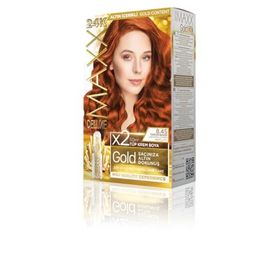 Maxx Deluxe Gold Tarçın Bakır 8.45 24K Altın Parçacıklı 2x50 ml Saç Boyası