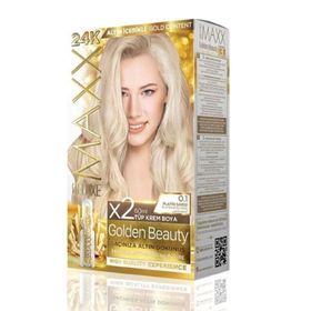 Maxx Deluxe Golden 24K 0.1 Platin Sarısı Altın İçerikli Saç Boyası