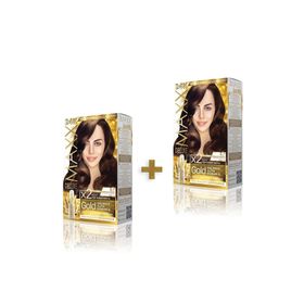 Maxx Deluxe Golden Beauty 24K 6.7 Çikolata Kahve 2 Adet Boya Seti