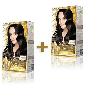 Maxx Deluxe Golden Beauty 3.0 Koyu Kahve Set Boya