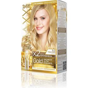 Maxx Deluxe Golden Beauty 9.0 Buğday Sarısı Set Saç Boyası