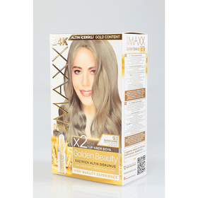 Maxx Deluxe Golden Beauty 9.1 Elmas Sarısı Saç Boyası