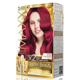 Maxx Deluxe Golden Çilek Kırmızısı 5.65 Saç Boyası