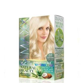 Maxx Deluxe Natural Beauty 0.1 Platin Sarısı Set Saç Boyası
