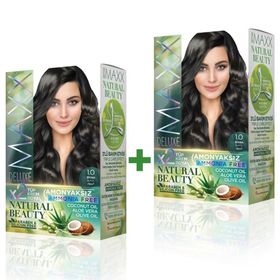 Maxx Deluxe Natural Beauty 1.0 Siyah 2'li Set Boya
