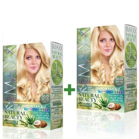 Maxx Deluxe Natural Beauty 10.0 Açık Sarı 2'li Set Boya