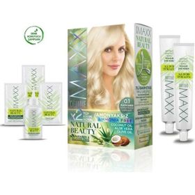 Maxx Deluxe Natural Beauty 2 Adet 0.1 Platin Sarısı Saç Boyası