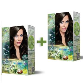 Maxx Deluxe Natural Beauty 3.0 Koyu Kahve 2'li Set Boya