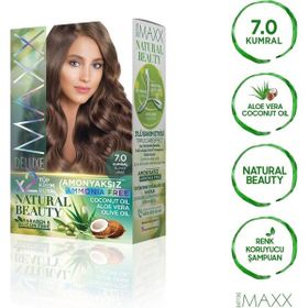 Maxx Deluxe Natural Beauty 7.0 Kumral Saç Boyası