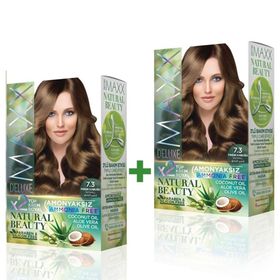 Maxx Deluxe Natural Beauty 7.3 Fındık Kabuğu 2'li Set Boya