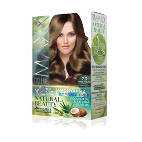 Maxx Deluxe Natural Beauty 7.3 Fındık Kabuğu Saç Boyası