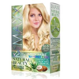 Maxx Deluxe Natural Beauty Amonyaksız 10.0 Açık Sarı Saç Boyası