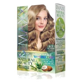 Maxx Deluxe Natural Beauty Amonyaksız 8.3 Bal Köpüğü Saç Boyası