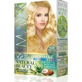 Maxx Deluxe Natural Beauty Amonyaksız 9.0 Doğal Sarı Saç Boyası