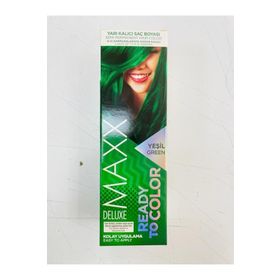 Maxx Deluxe Ready To Color Yarı Kalıcı Yeşil Saç Boyası