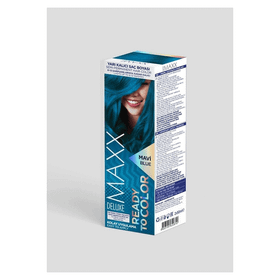Maxx Deluxe Yarı Kalıcı Saç Boyası Mavi