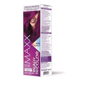 Maxx Deluxe Yarı Kalıcı Saç Boyası Mor
