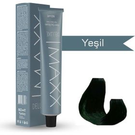 Maxx Deluxe Yeşil 3x60 ml Tüp Saç Boyası + 3 Adet Sıvı Oksidan