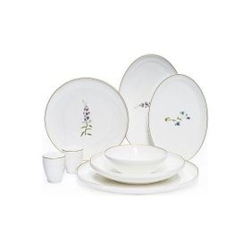 Maxx Doria Rosa Wave Flower 6 Kişilik 29 Parça Yemek Takımı