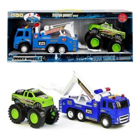 Maxx Wheels Sesli ve Işıklı Çekici Araç Seti