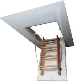 Maya 130x70 cm Ahşap Katlanır Çatı Merdiveni