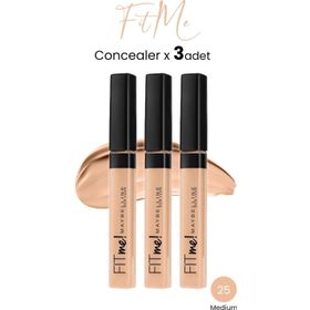 Maybelline Fit Me 25 Medium 3 Adet Kapatıcı