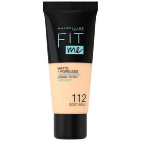 Maybelline Fit Me Matte Poreless 112 Soft Beige Fondöten