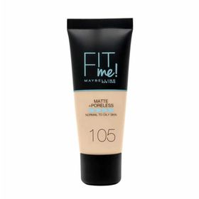 Maybelline Fit Me Matte + Poreless Foundation 105 Natural Ivory Mat Fondöten