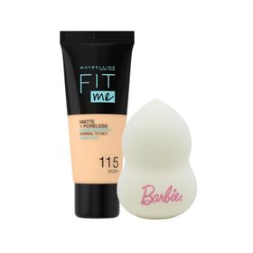 Maybelline Fit Me Matte + Poreless Foundation 115 Ivory Mat Fondöten