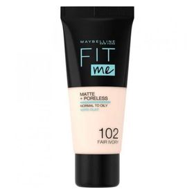 Maybelline Fit Me Matte Poreless No:102 Fair Ivory Fondöten