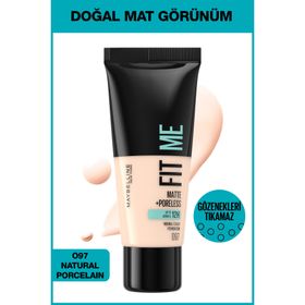 Maybelline Fit Me Matte Poreless No:97 Natural Porcelain Fondöten