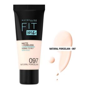 Maybelline Fit Me Matte Poreless No:97 Natural Porcelain Fondöten