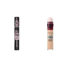 Maybelline Lash Sensational Sky High Cosmic Black Maskara + Instant Anti Age Eraser 01 Light Kapatıcı