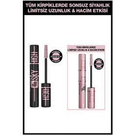 Maybelline Lash Sensational Sky High Cosmic Black + Sky High Klasik Maskara
