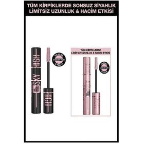 Maybelline Lash Sensational Sky High Cosmic Black + Sky High Klasik Maskara