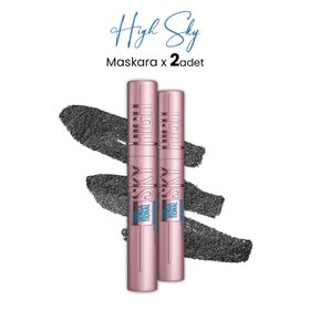 Maybelline Lash Sensational Sky High Waterproof Siyah 2 Adet Maskara